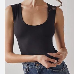 *Color: Charcoal* Free People Intimately Clean Lines Muscle Cami